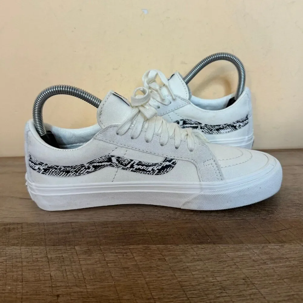 Vans Sk8-Low Reissue snake marshmallow women’s size 7.5 shoes trainers